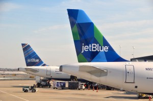 JetBlue planes at JFK