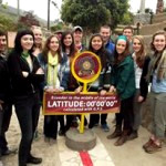 The IES Abroad Group at the Middle of the World