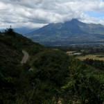 View from the ridge of a Volcano