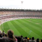 Melbournians are mighty proud of their MCG (Melbourne Cricket Ground)—despite the name its most popular use is for Australian Rules Football, called AFL or simply footy.