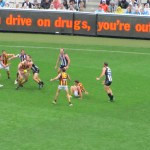 Footy originated in Melbourne, and it is a must-love sport around here. Suburbs have their own teams and play amongst each other and with other states.
