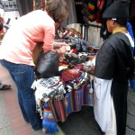 Kaileigh Shopping at Otavalo