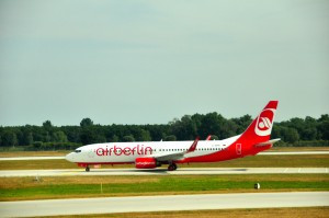 An Air Berlin plane in Munich