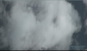 A satellite image of the part of the search area