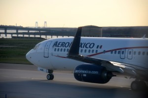 An Aeromexico jet at JFK